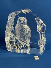 Royal Krona Glass Owl