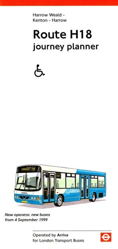 Route h18 london - bus, timetable
