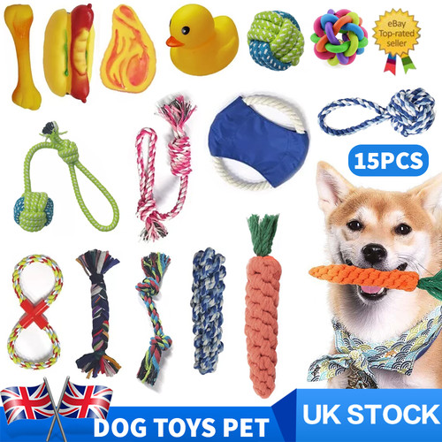 15pcs tough dog toys - 15pcs,
