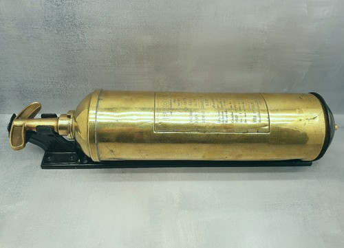 Vintage protex brass car fire - brass,
