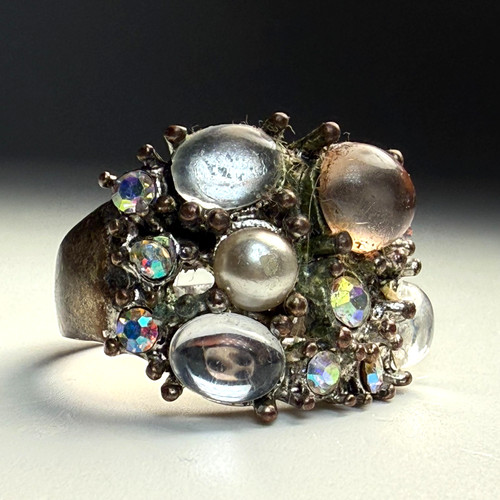 Ring textured metalic - textured,