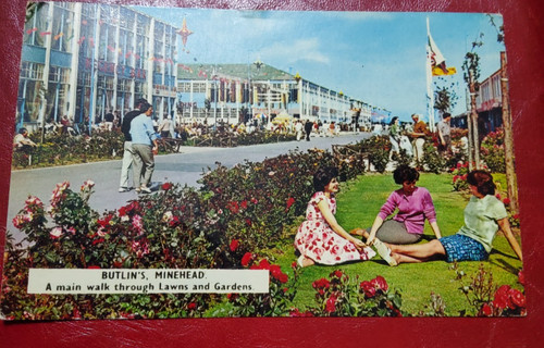 Butlins minehead postcard - minehead,