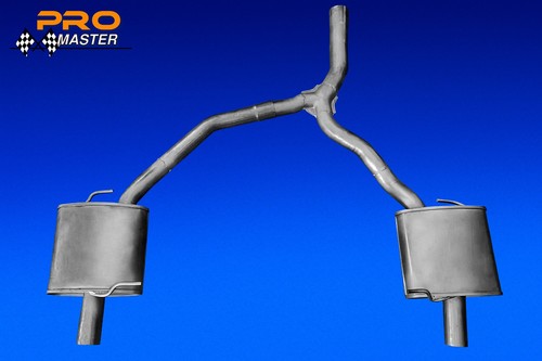 Exhaust back box silencer - box, y-