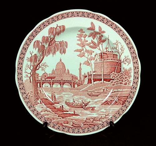 Spode pottery dinner plate - spode,
