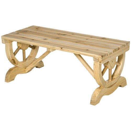 Person garden patio bench - 2-person,