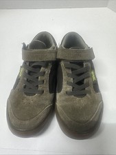 Teva Sneakers Youth 11 Green Brown Suede Skate Casual Shoes