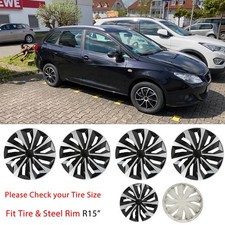 4Pcs Wheel Hubcaps Trim Covers