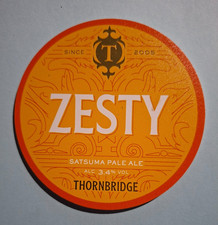 THORNBRIDGE brewery ZESTY