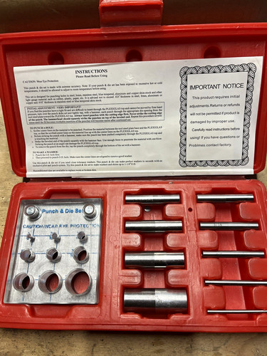 9pc steel punch - steel, with