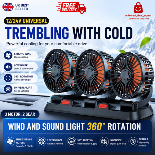 Head car fan 360 - 3,