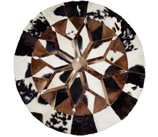 100% Real Cowhide Patchwork