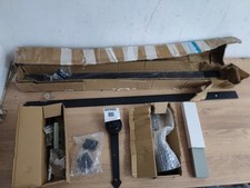 Sliding door system, for single-leaf doors up to 130 kg, length 200 cm, black