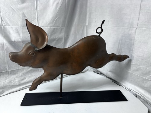 Vintage large pig flying - large,