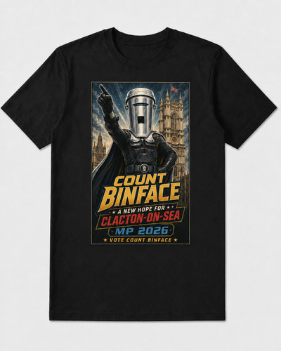 Count binface shirt - count, clacton