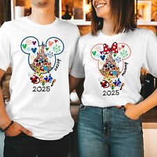 T-SHIRT (3206) Personalised Disney Family Holiday Tour Trip Disneyland Matching