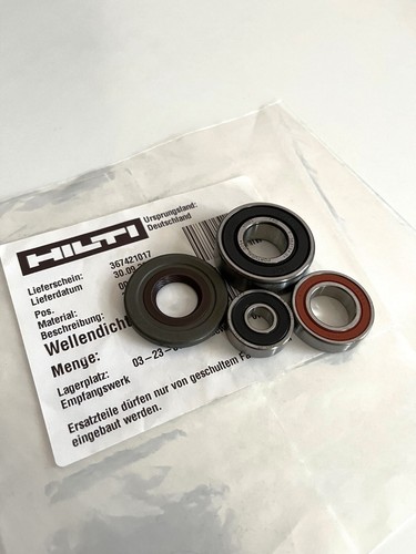Rotor bearings armature oil - rotor, +
