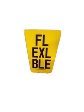 Flexible TAPERED 7x6x4 Motorcycle Novelty Plate Bike Plate NUMBER PLATE