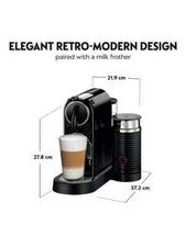 NEW  BOXED Nespresso CitiZ & Milk Coffee Machine+ milk frothier + COFFEE PODS