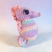 Hand knitted lion character - ,