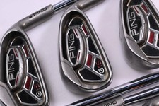 Ping G15 Irons / 5-PW+SW / Black Dot / Regular Flex Ping AWT Shafts