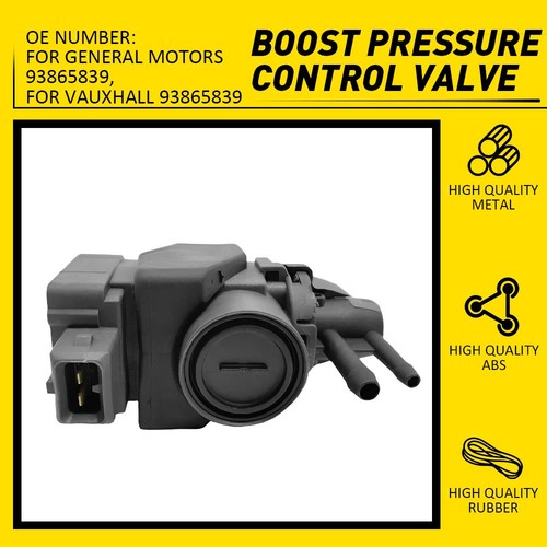 Boost pressure control - control, valve