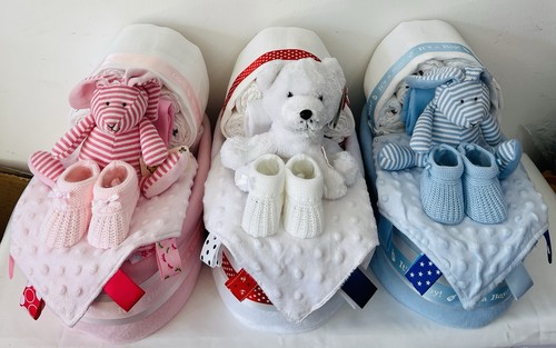 Crib nappy cake with - nappy,