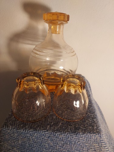 Vtg french amber - french,