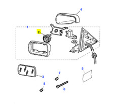 C2S39140XXX - Jaguar Mirror backcover