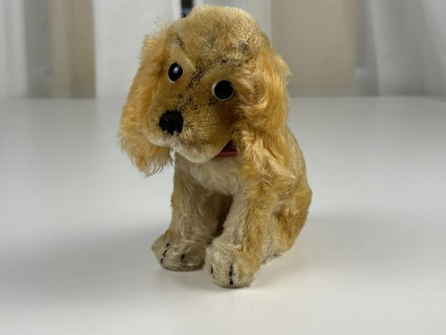Steiff animal dog - with, button