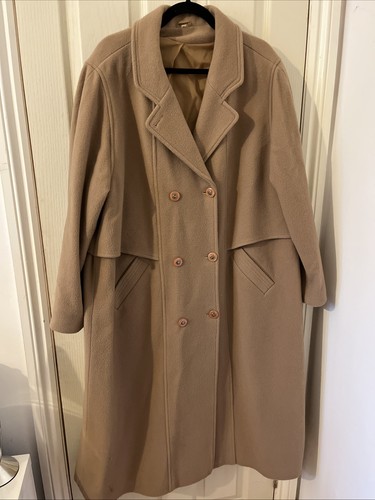 Vintage camel coloured wool - vintage,