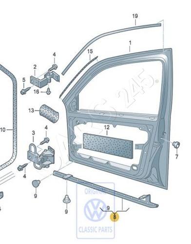 Genuine door seal - genuine,