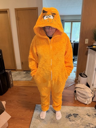 Garfield cat hooded one piece - garfield,