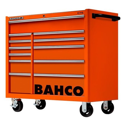 Bahco orange tool trolley - orange,