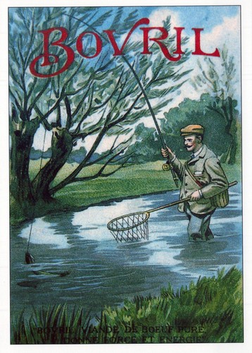 Advertising postcard bovril - advertising,