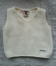 Vintage "PADDINGTON BEAR" 100% Cotton Baby tank top Hennes & Mauritius 62 cms