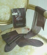 1954 KEYSTONE SEAM NYLON &  RAYON STOCKINGS 9.5