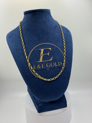 9ct gold belcher chain - 9ct,