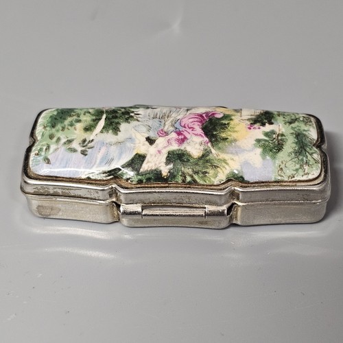 Vintage enameled french silver - vintage,
