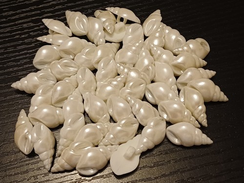 Shell shape ivory faux - 50,