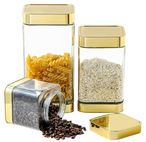 Glass storage jars kitchen - storage,