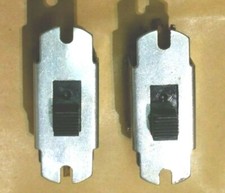 2 x VINTAGE BULGIN S591 SLIDE SWITCHES ON/OFF 250V 3A NOS (B1)