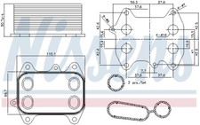 OIL COOLER, ENGINE OIL FOR