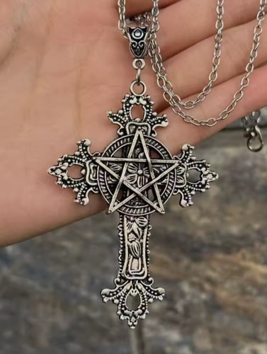Gothic pentagram cross - ,