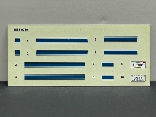 Decals amt ertl 25 1969 - 1:25,