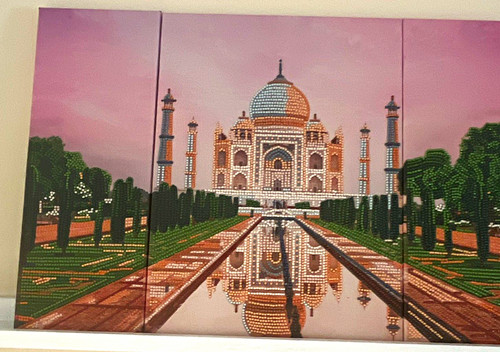 Taj mahal panel multicolour - taj,