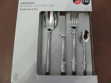 NEXT Westbury 16 Piece Stainless Steel Cutlery Set BNIP