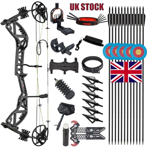 Black archery compound - black, rh