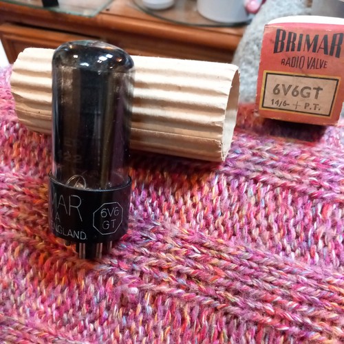 Brimar 6v6gt tetrode valve - brimar,