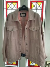 PER UNA PINK DENIM TRUCKER