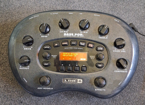 Line bass pod with - line, 6